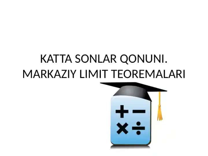 KATTA SONLAR QONUNI