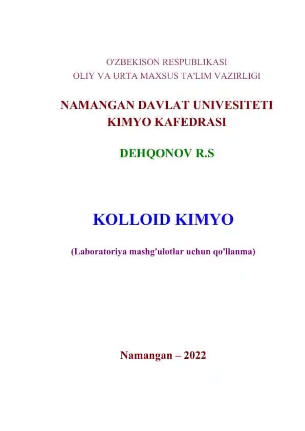 Kolloid kimyo