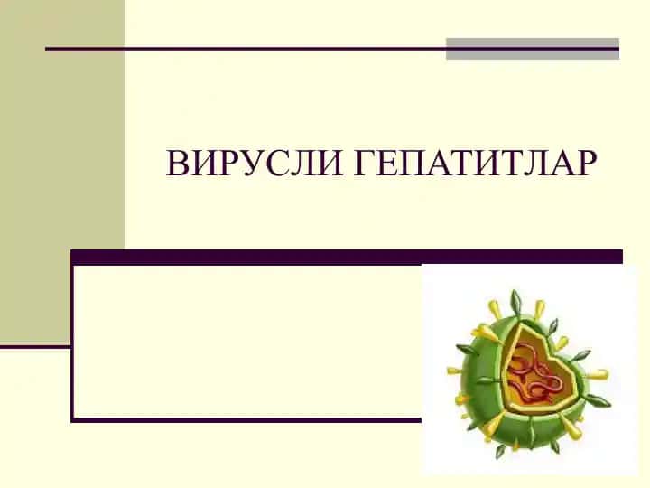 Virusli gepatitlar