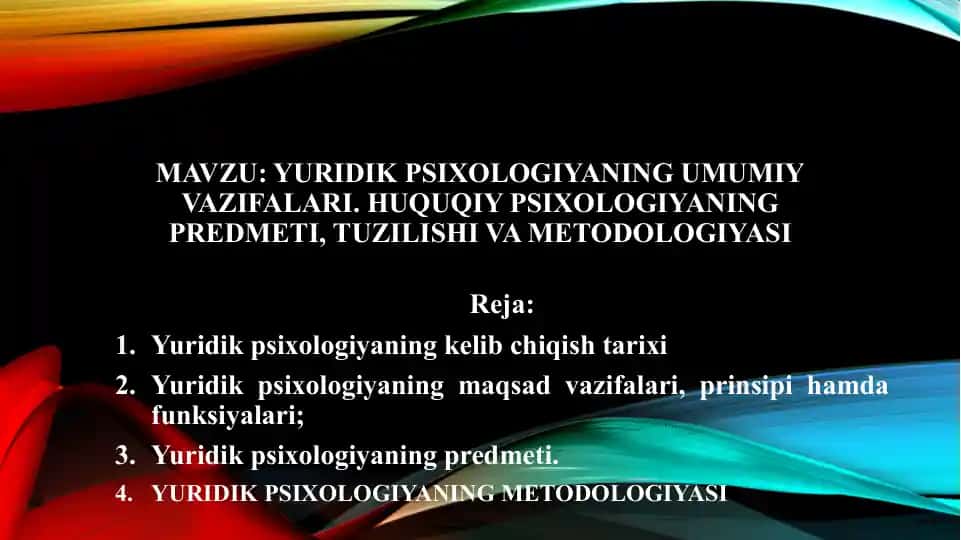 Yuridik Psixologiyani Darslik