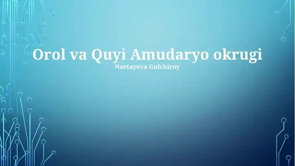 Surxondaryo viloyati haqida ma'lumotlar