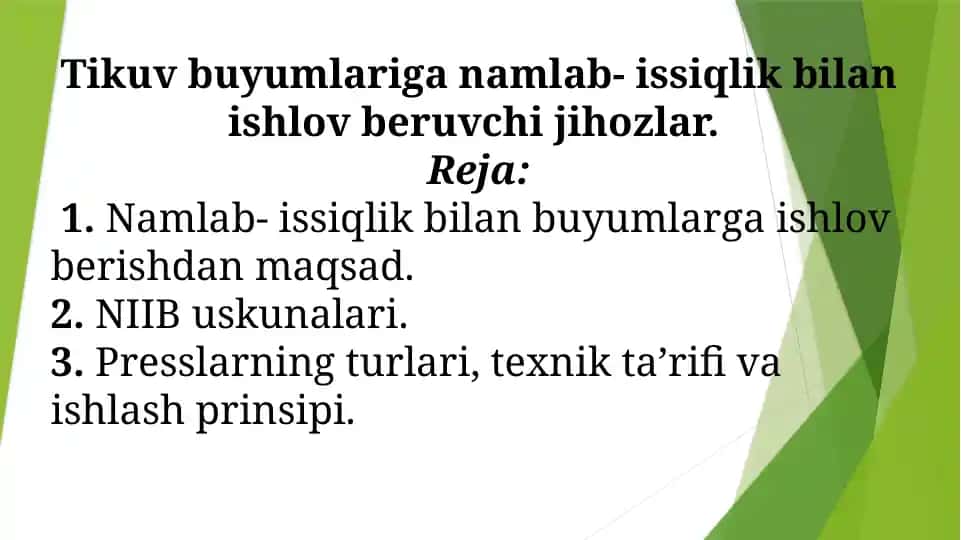 Namlab-issiqlik bilan ishlov bеrishlovberuvchijihozlar