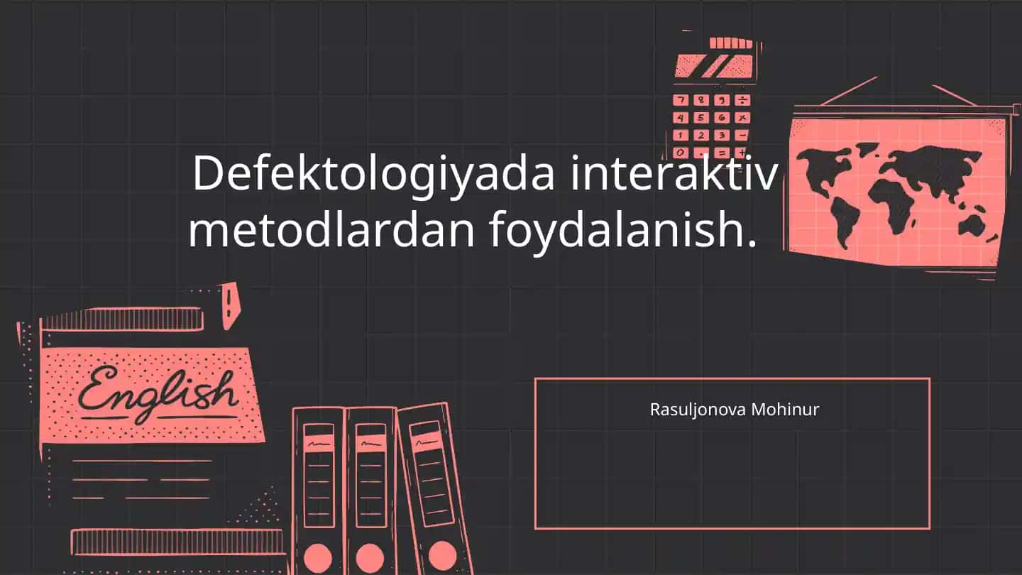 Interaktiv metodlar: Defektologiyada yangi yondashuvlar