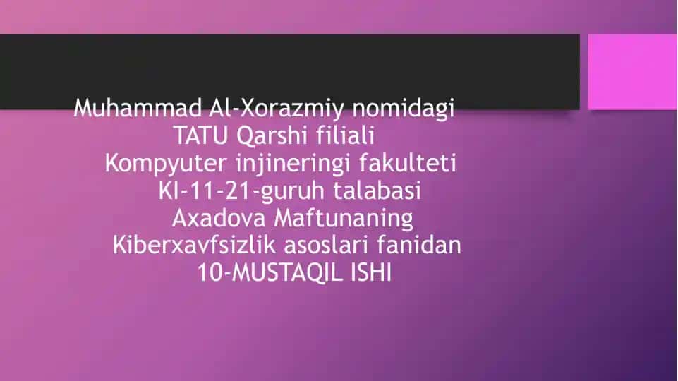 Linux operatsion tizimi