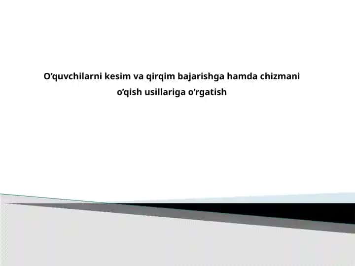 Detal kesim va qirqim chizmasi
