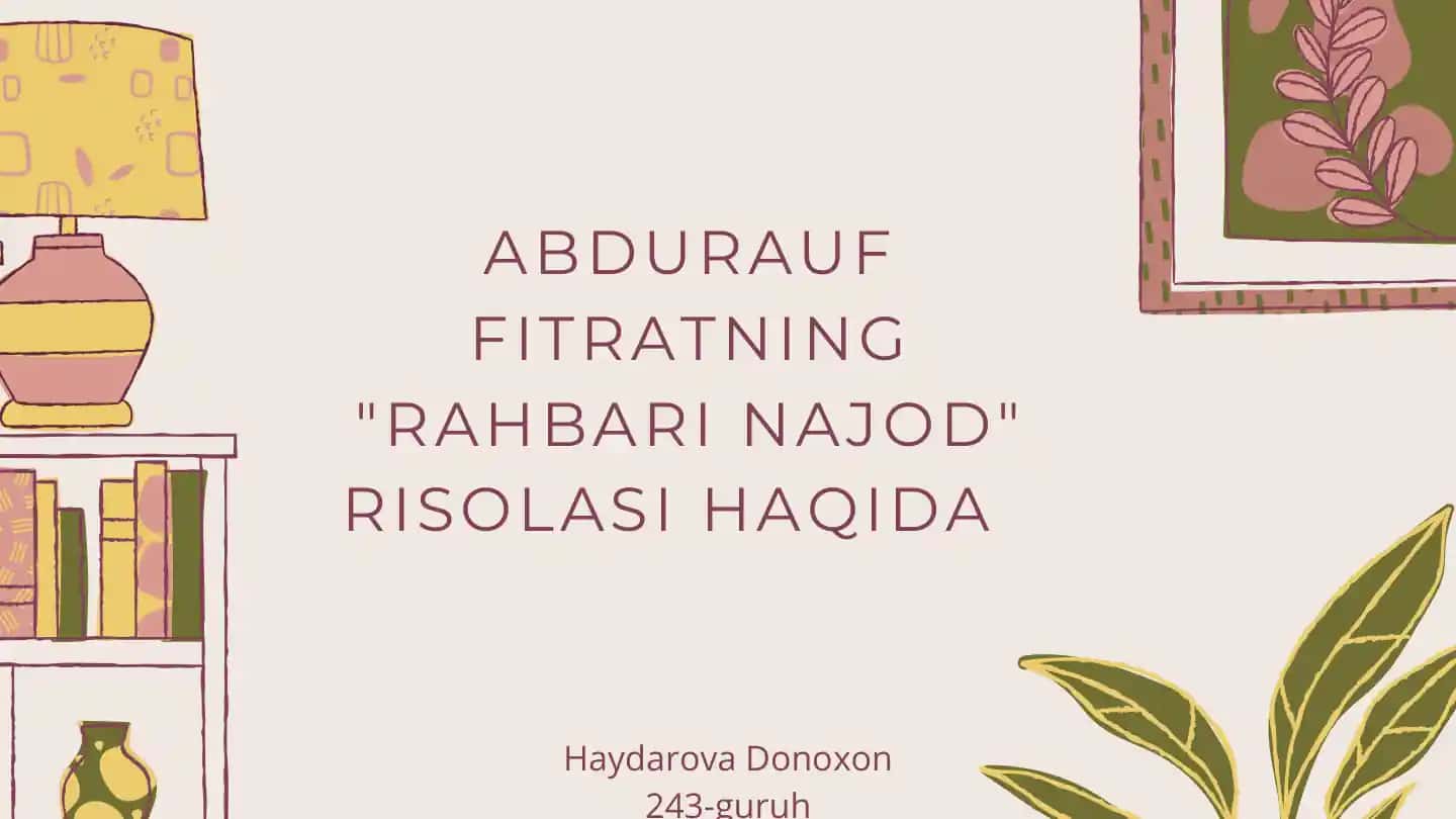 "RAHBARI NAJOD" RISOLASI HAQIDA