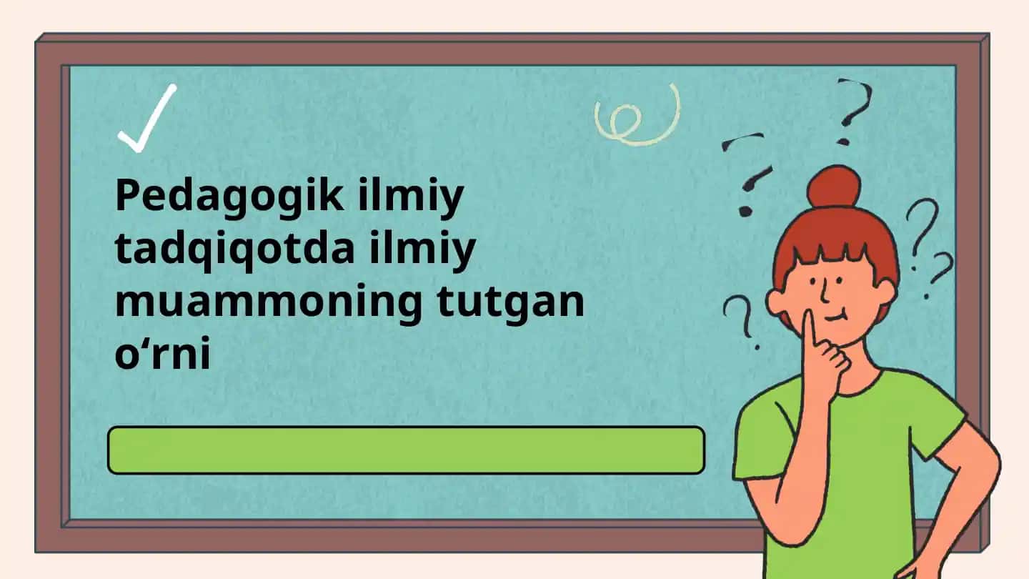 Ilmiy muammo tushunchasi