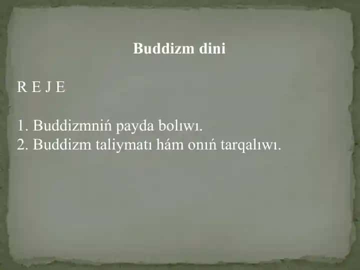Buddizm Dini