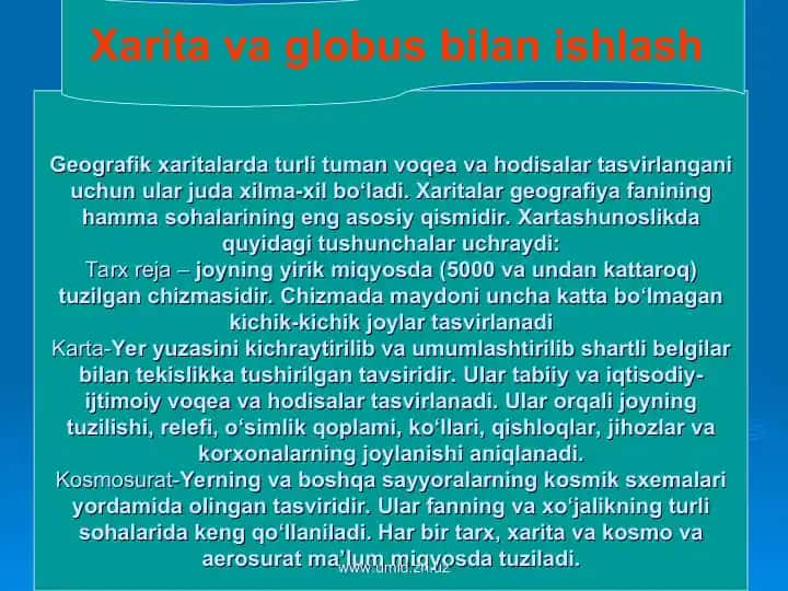 Geografik xaritalar