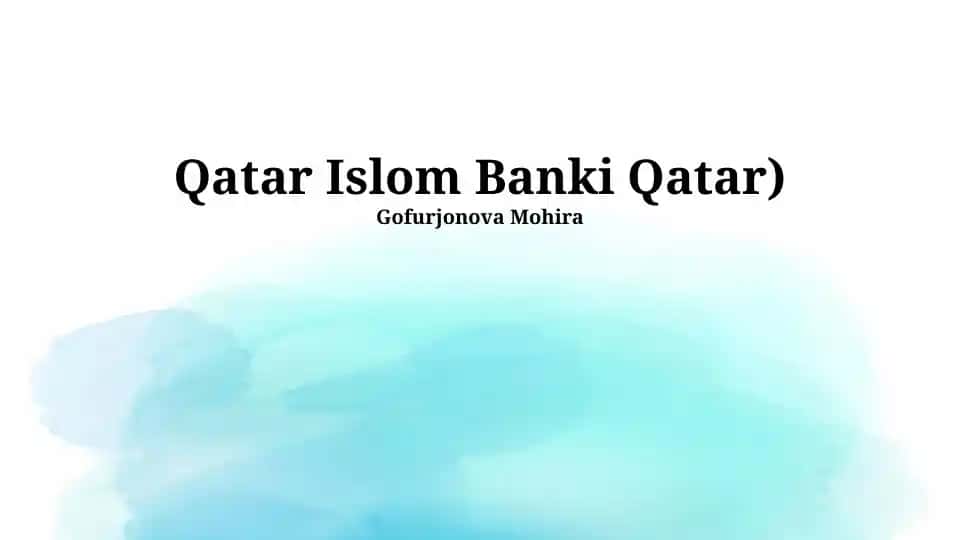 Qatar Islom Banki Moliyaviy Ko'rsatkichlari