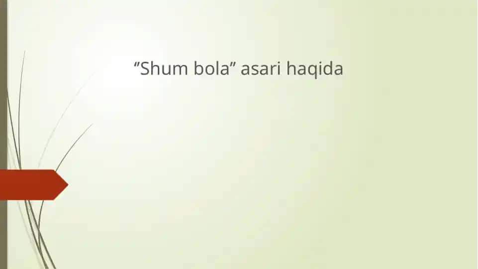 Shum bola