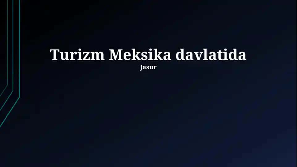 Turizm Meksika davlatida