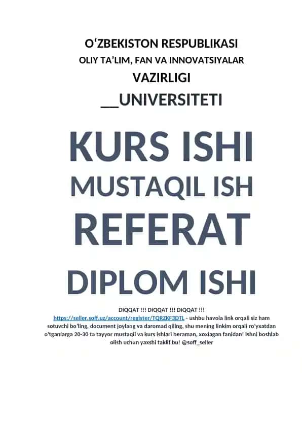 Yog`ochdan tayyorlanadigan buyumlar va mahsulotlarga xomashyo tanlash va tayyorlashda yog`och materiallarning xossalari va ishlatilishi