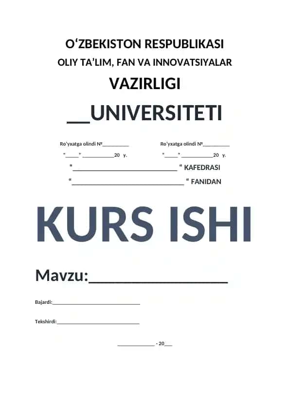OAV da biznes rejalashtirish mahorati