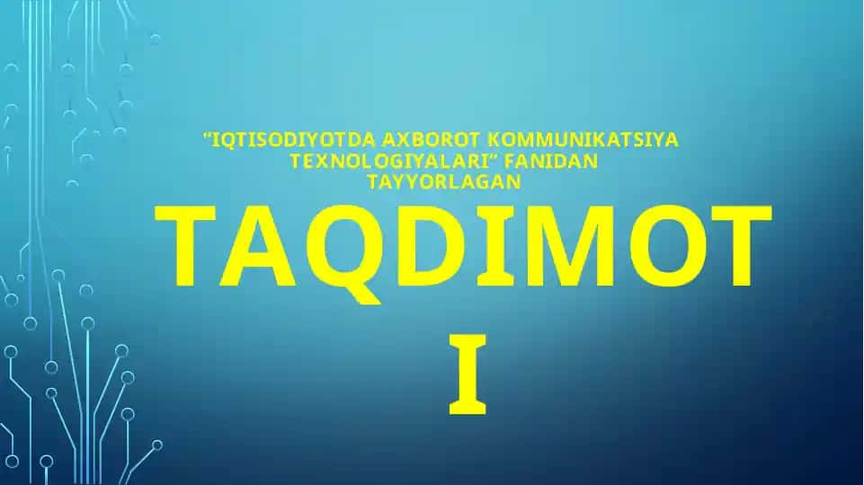 Iqtisodiyotda raqamli texnologiyalardan foydalanishning asosiy rollari