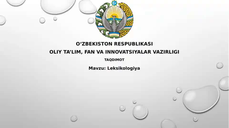 Leksikologiya