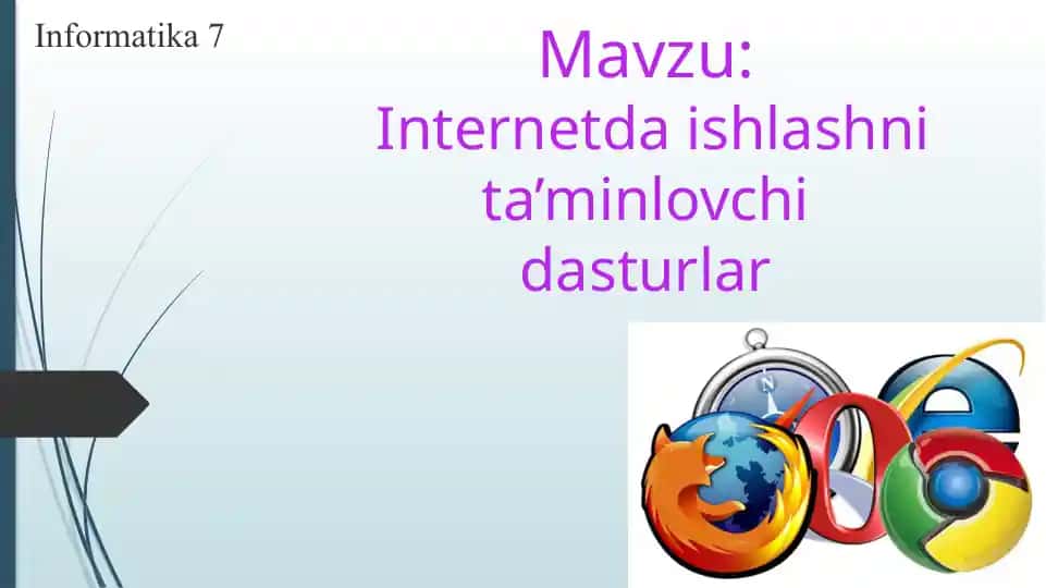 Internetda ishlangan ta’lim dasturlari