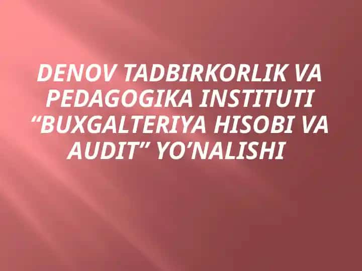 Xalqaro moliyaviy hisobot standartlari mazmuni