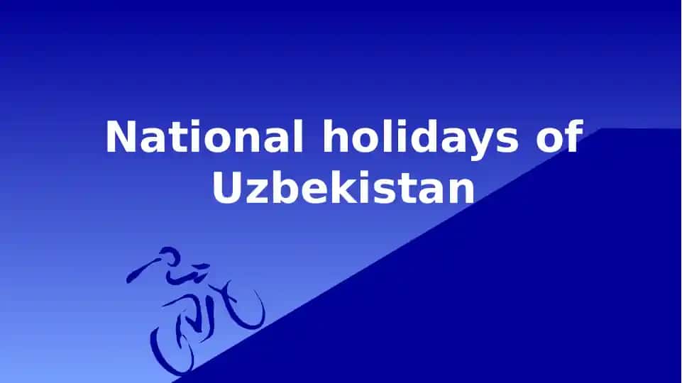 National holidays of Uzbekistan