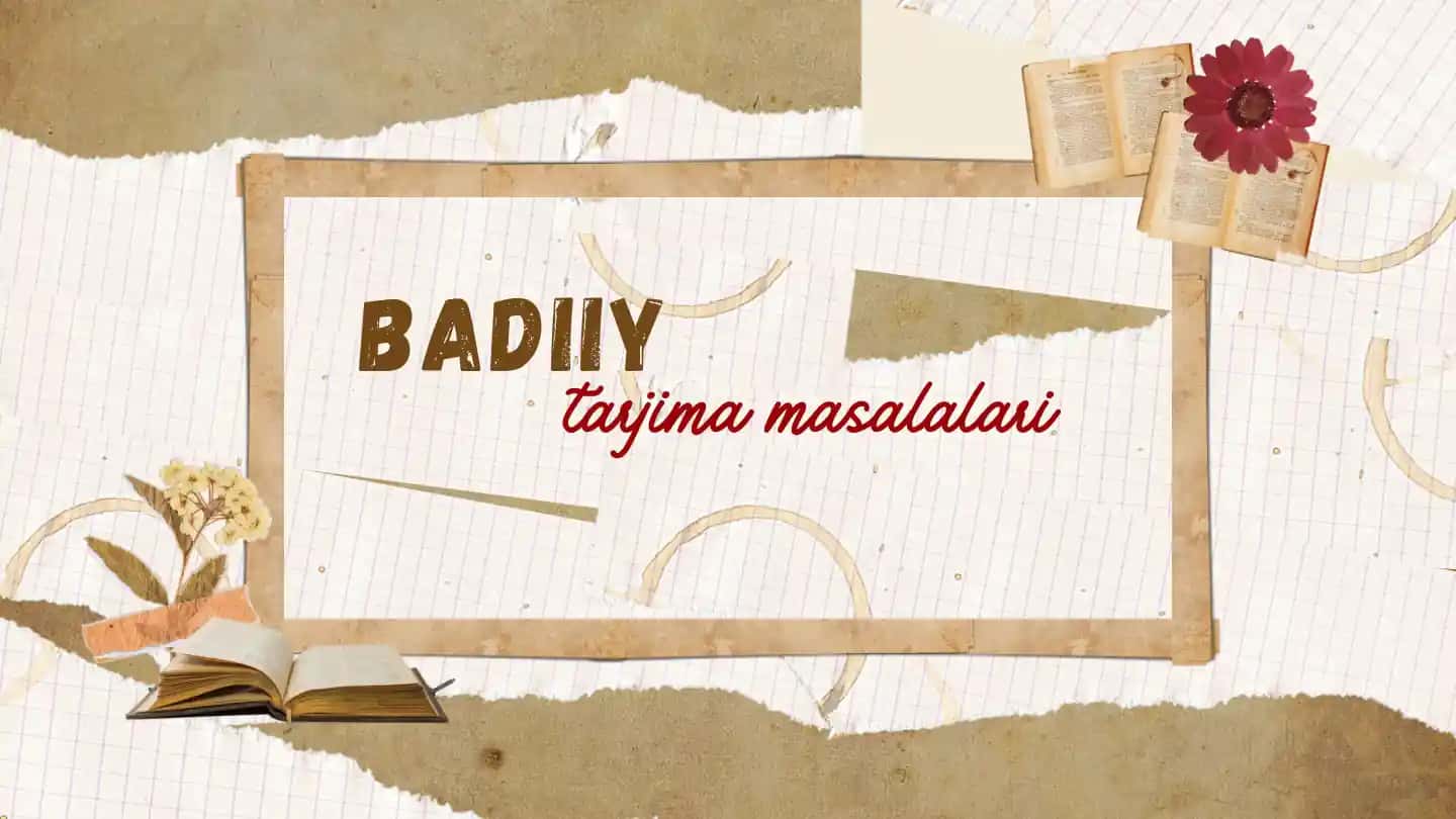 Badiiy Tarjima