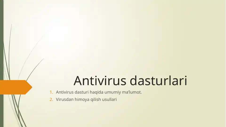 Antivirusdasturlari