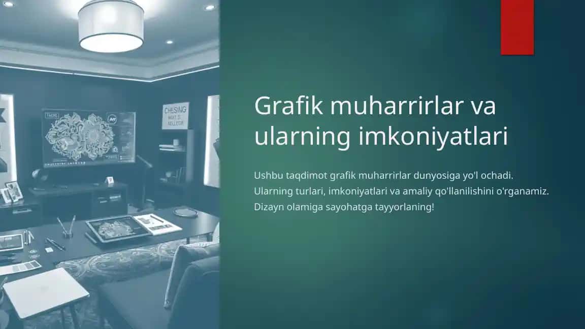Grafik muharrirlar va ularning imkoniyatlari