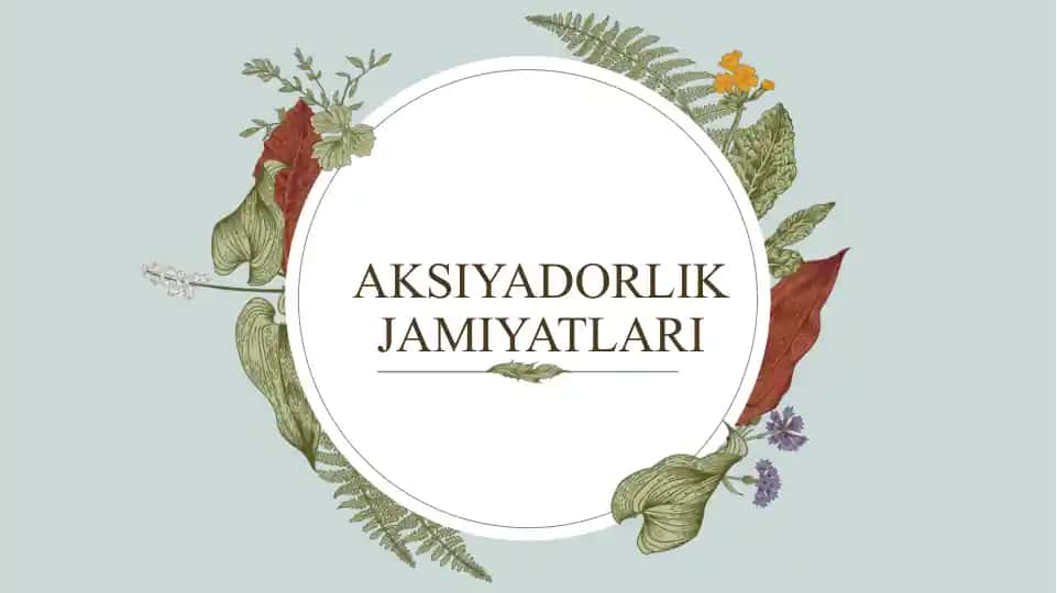 Aksiyadorlik jamiyatları