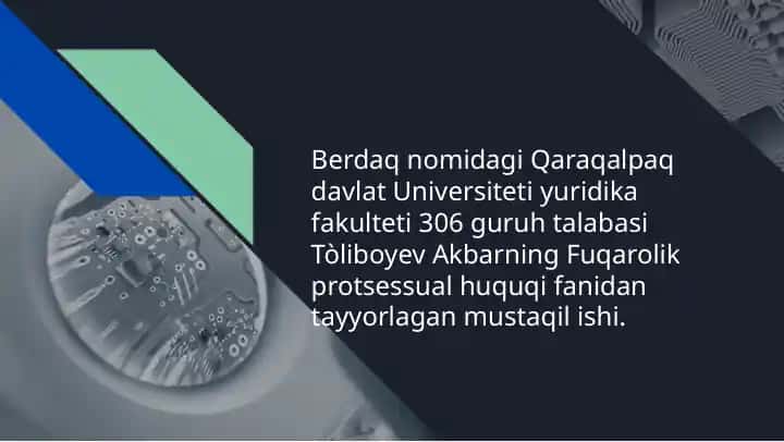 Fuqarolik protsessual huquqi
