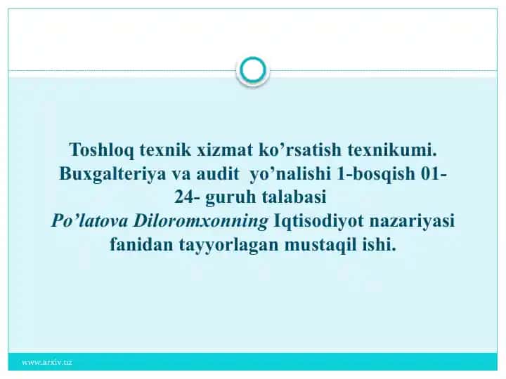 Toshloq texnik xizmat ko’rsatish texnikumi