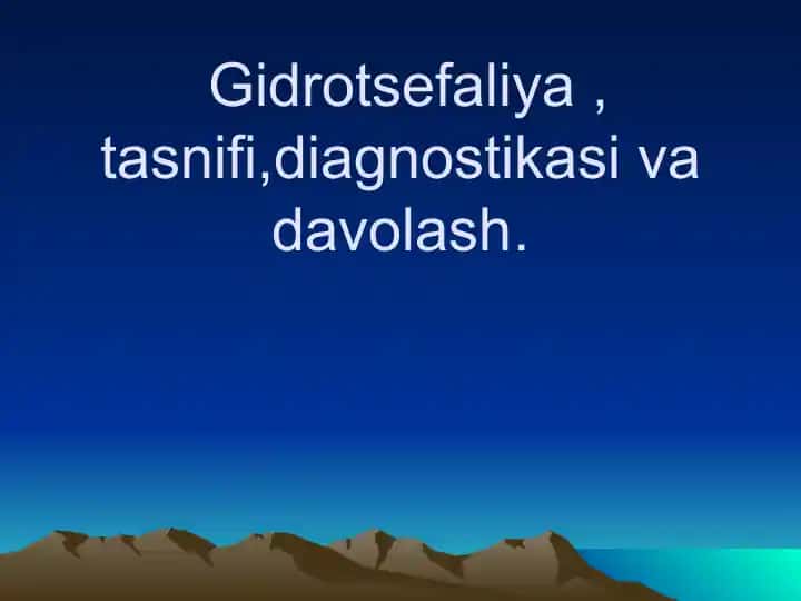 Gidrotsefaliya