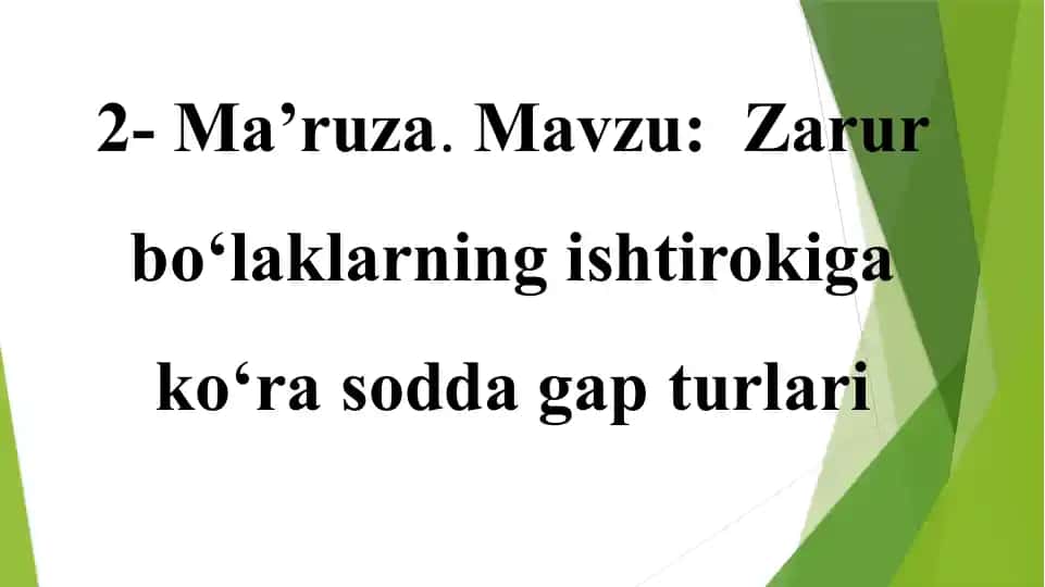 Undalma haqida ma’lumot