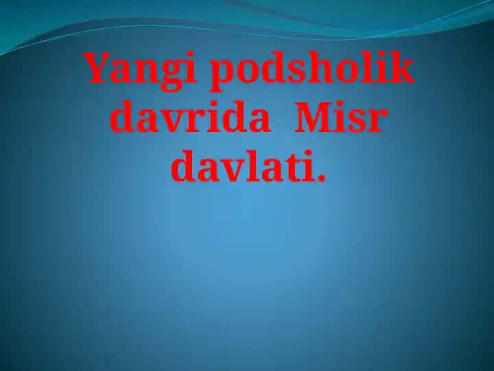 Giksos podsholari Misrda
