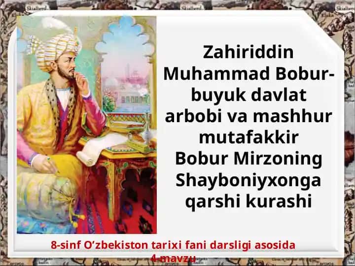Bobur Mirzoning Shayboniyxonqa Qarshi Kurashi