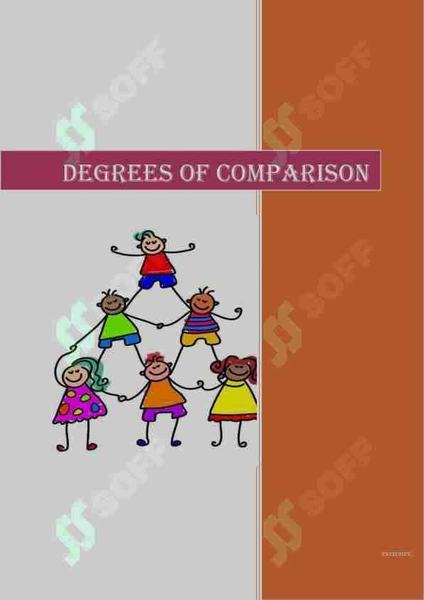 degrees of comparison