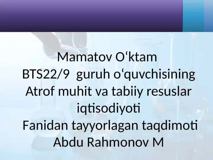 Qattiq suvni samarali taqsimlash
