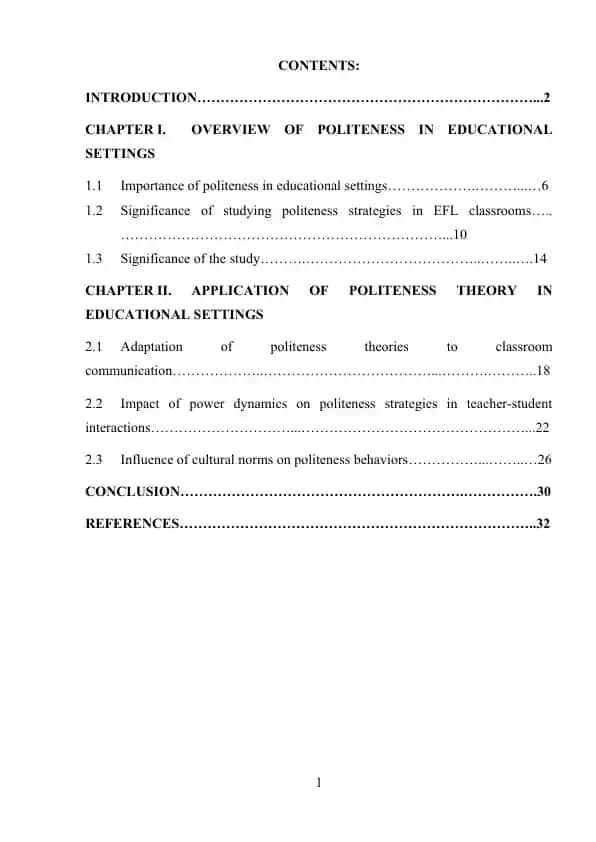 Politeness Strategies in EFL Classrooms: Sociolinguistic Perspectives and Educational Applications