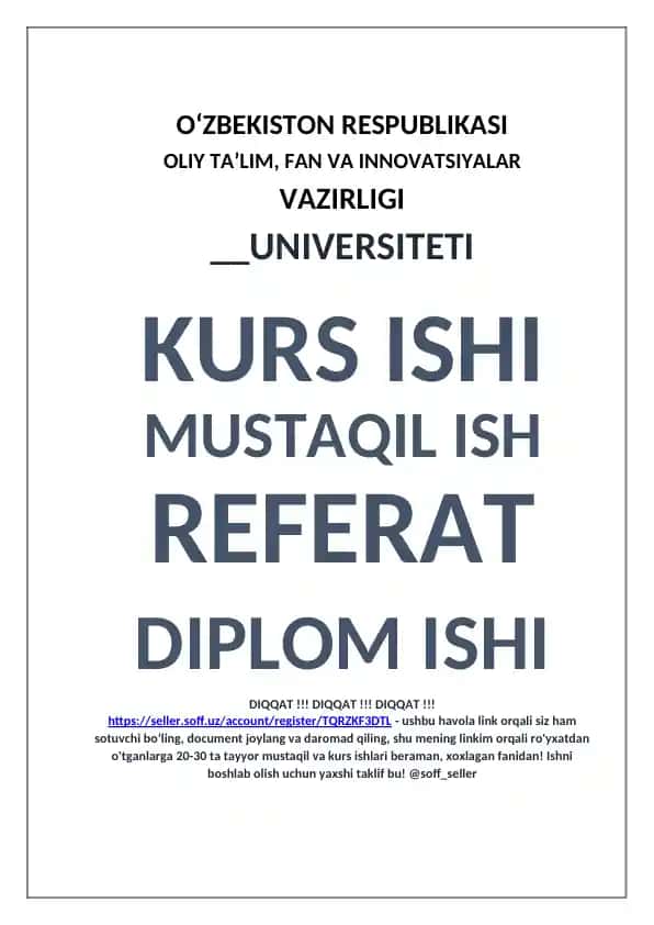 Neft bazasi tomonidan sotilgan neft mahsulotlari zahiralarini hisobga olish va prognozlashni avtomatlashtirish uchun ma’lumotlar bazasi