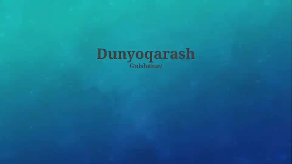 Dunyoqarash
