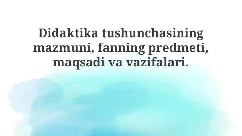 Didaktika