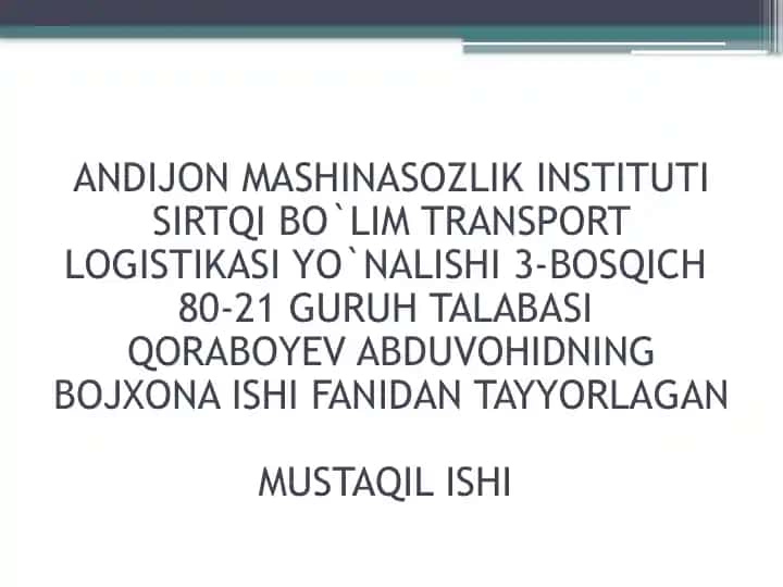 Bojxona qiymatini o'zgartirish deklaratsiyasi