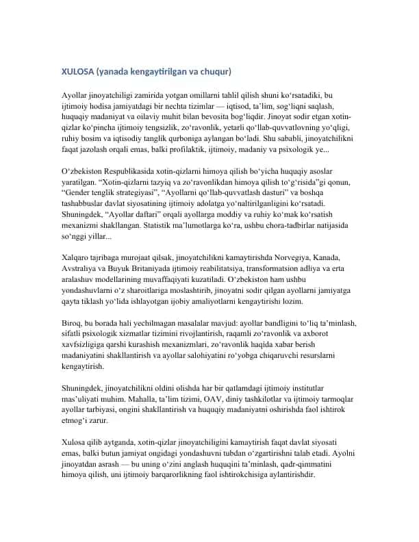 Jinoyatchilik profilaktikasi