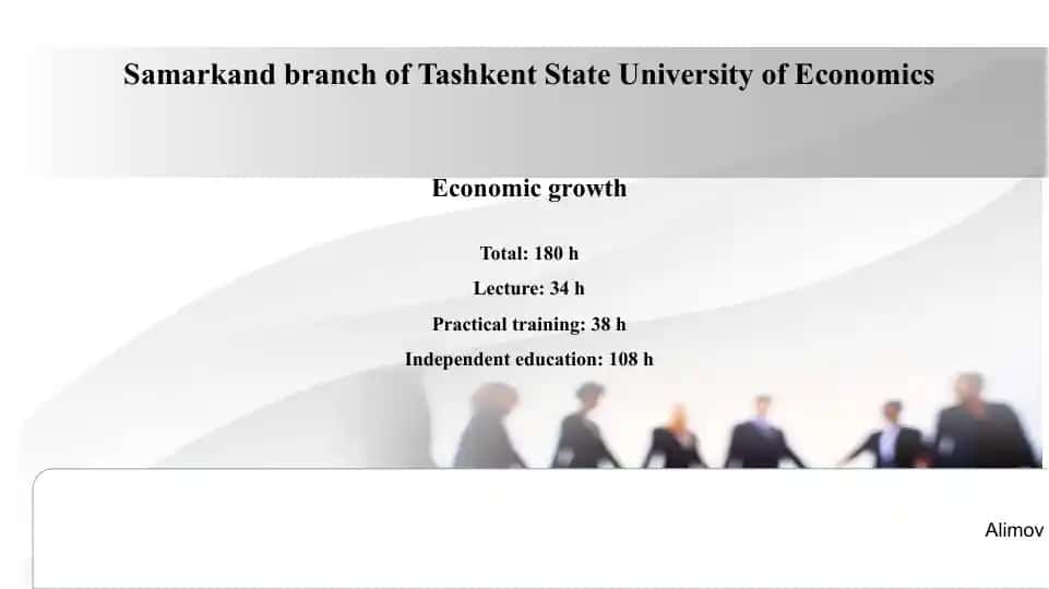 Economic Growth