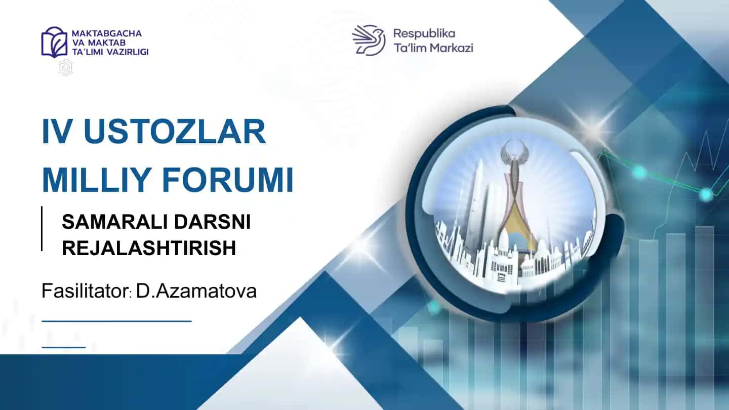 Samarali darsni rejalashtirish