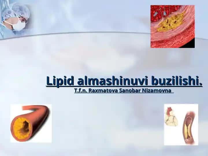 Lipid almashinuvi buzilishi