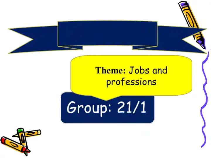 Jobs and professions