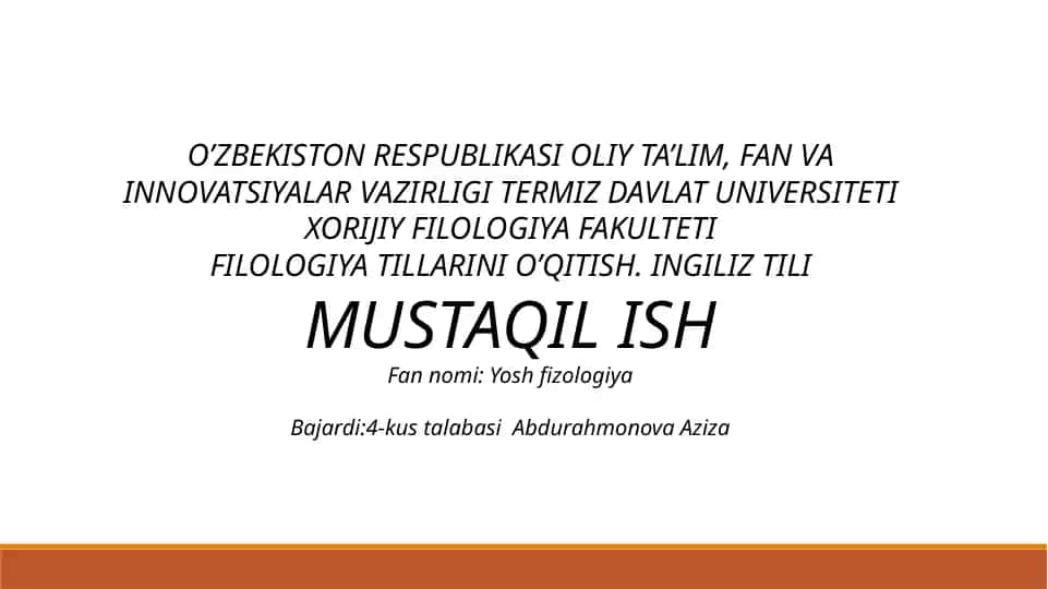 Yoshfizologiya