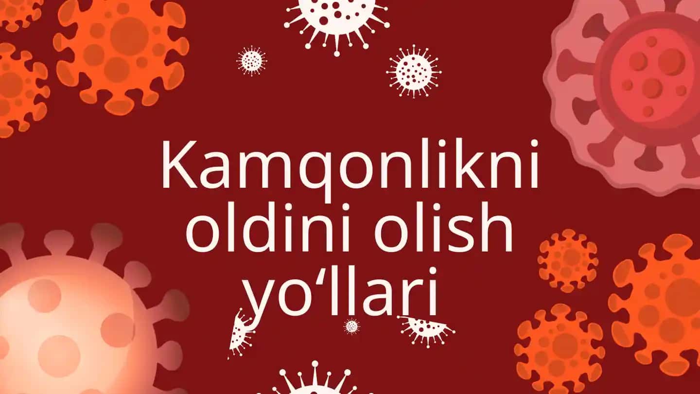 Kamqonlikni oldini olish yoʻllari