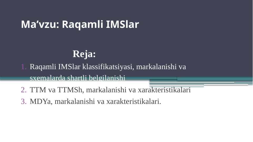 Raqamli IMSlar
