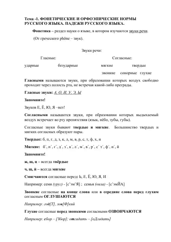 Fonetika va Orfoepiya