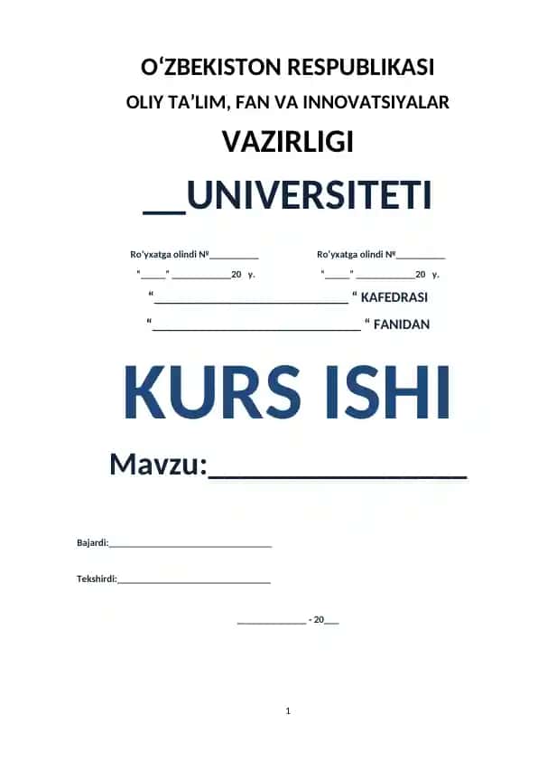 Yorug’lik sochilishining Reley nazariyasi haqida kurs ishi